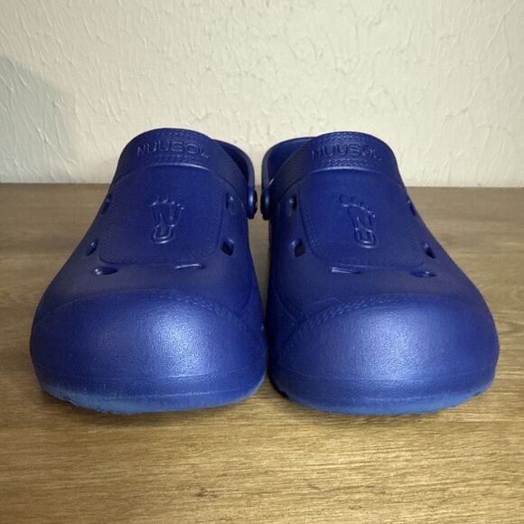 NUUSOL Unisex McCall Blue Clog Light EVASOL Foam Footwear Sandal Women 7 EUC - Picture 4 of 11